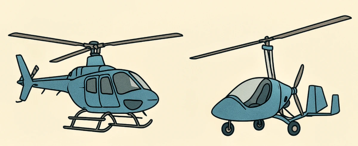 Helikopter i wiatrakowiec