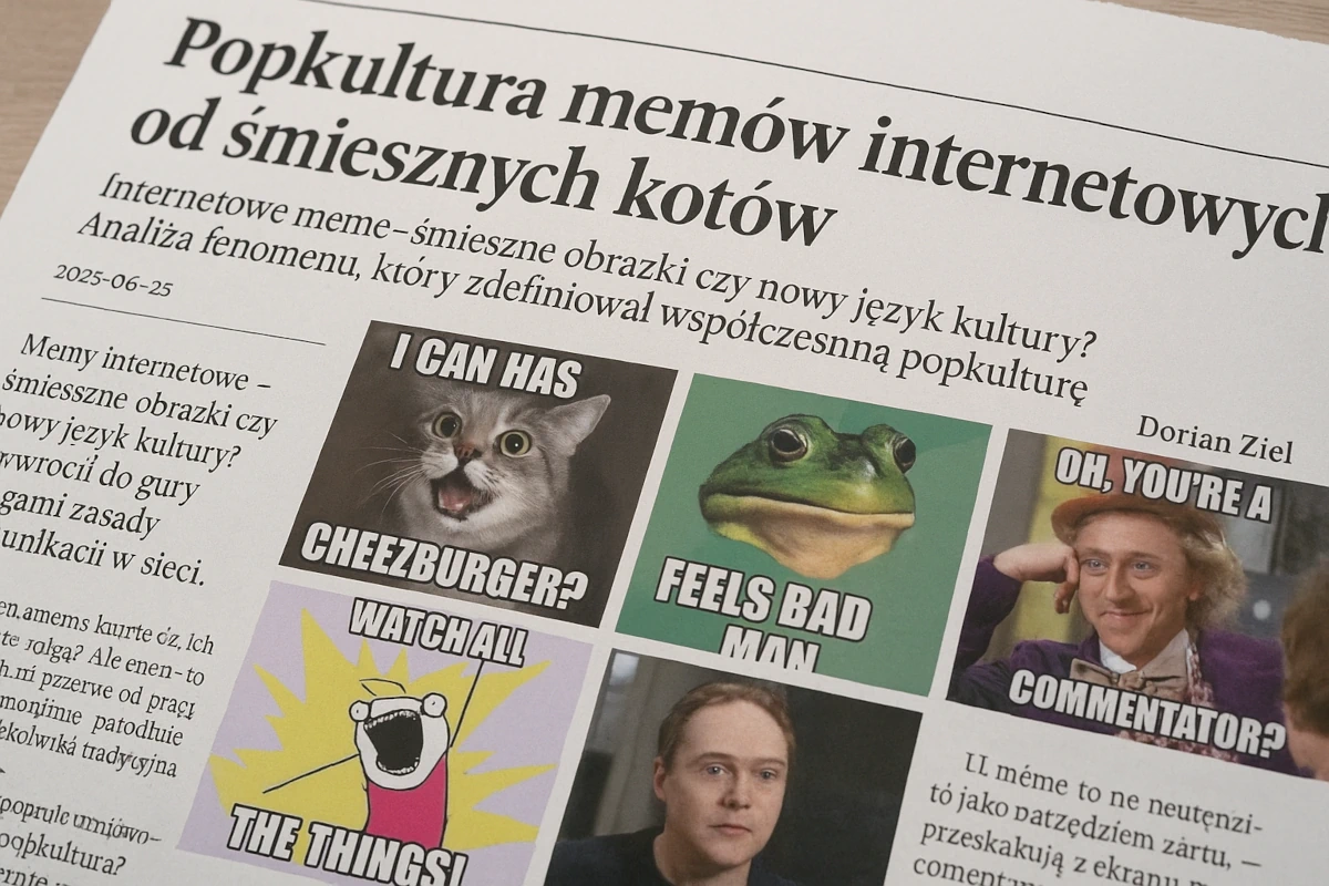 Popkultura memów internetowych: cyfrowy folklor