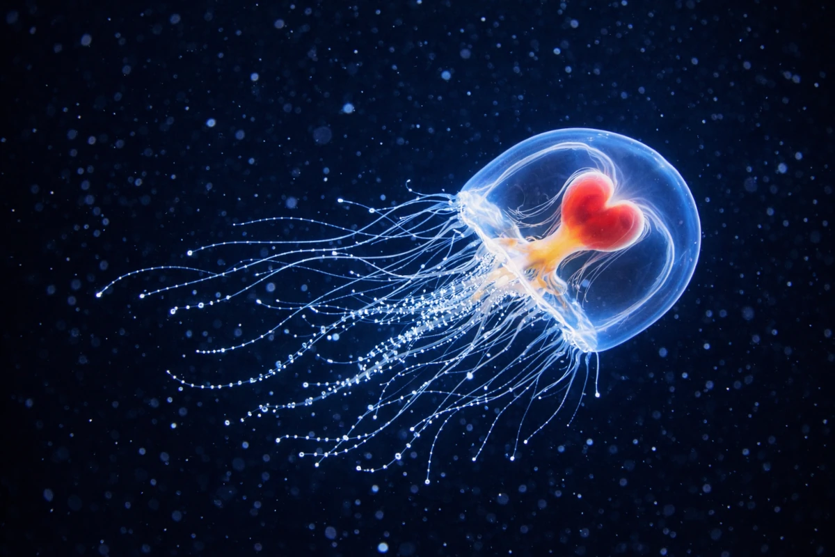 Turritopsis dohrnii – nieśmiertelna meduza zdolna do cofania własnego cyklu życiowego
