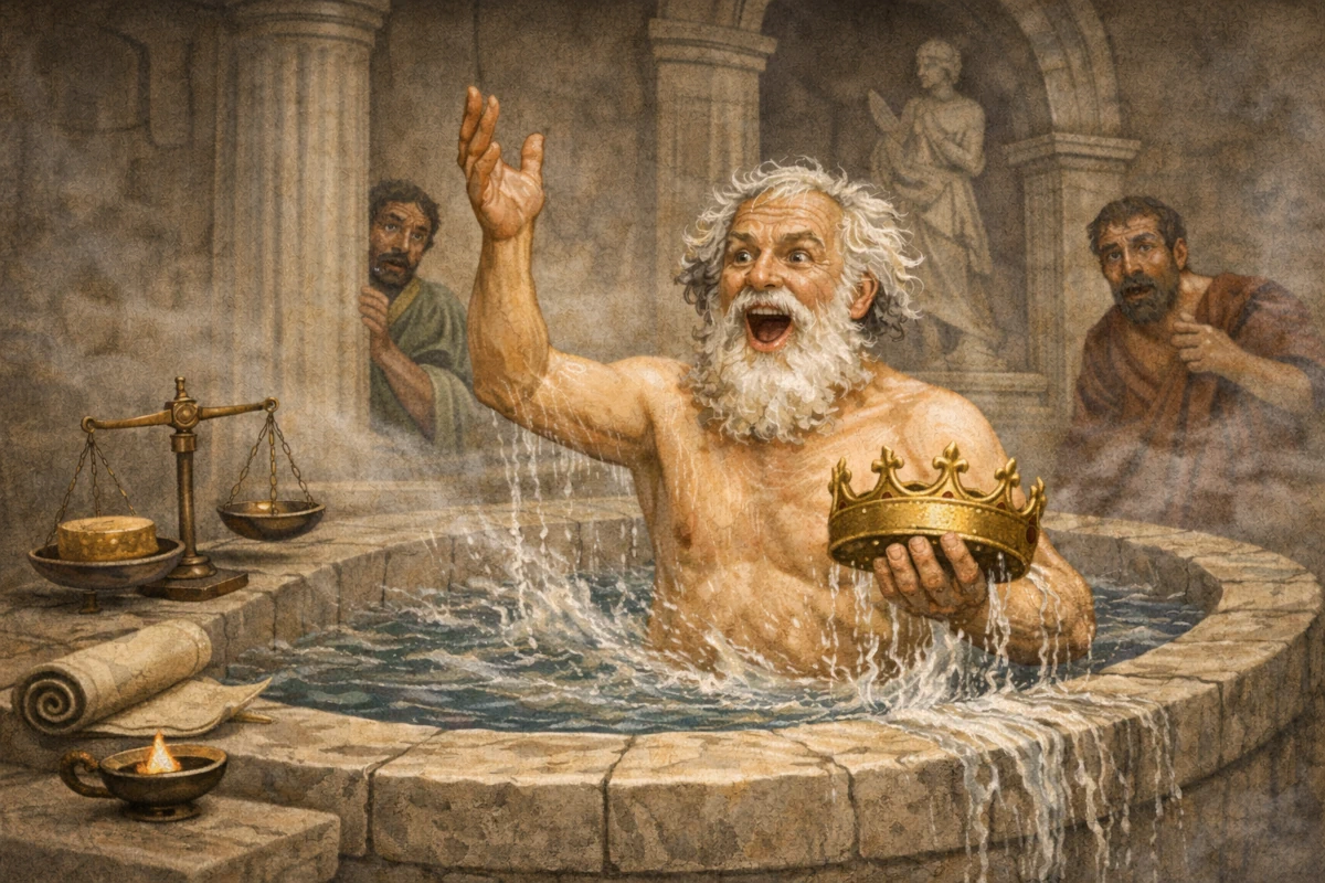 Archimedes z Syrakuz – ilustracja poglądowa starożytnego uczonego
