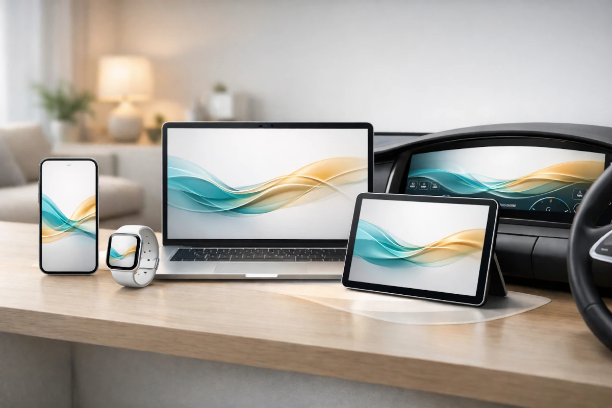 Ekosystem urządzeń Huawei – smartfon, smartwatch, laptop i inne urządzenia połączone w spójny system cyfrowy