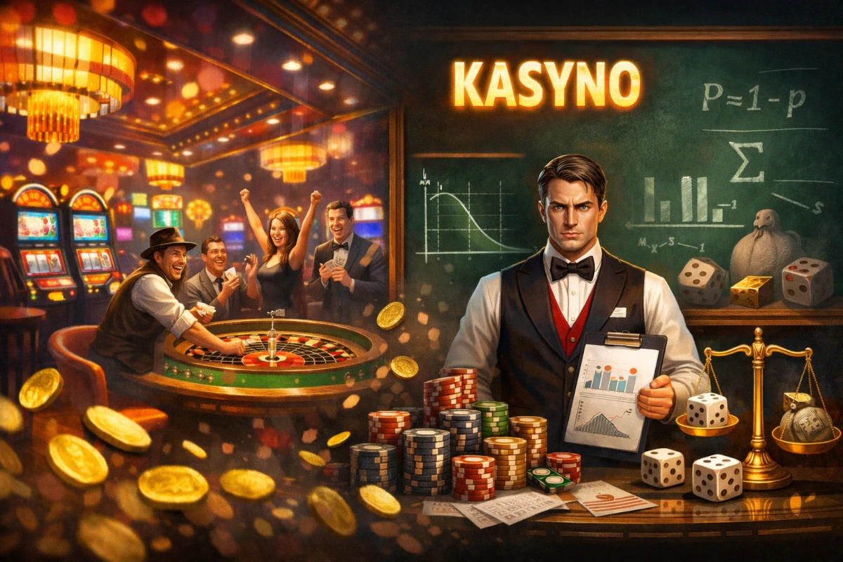 Ruletka i żetony kasynowe jako symbol matematycznej przewagi kasyna
