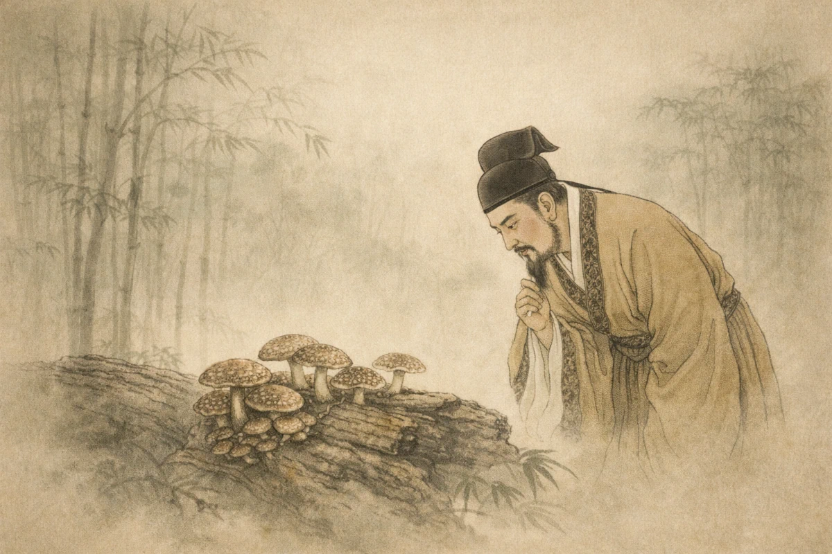 Grzyby shiitake w dawnej Japonii – tradycyjna uprawa na drewnianych kłodach