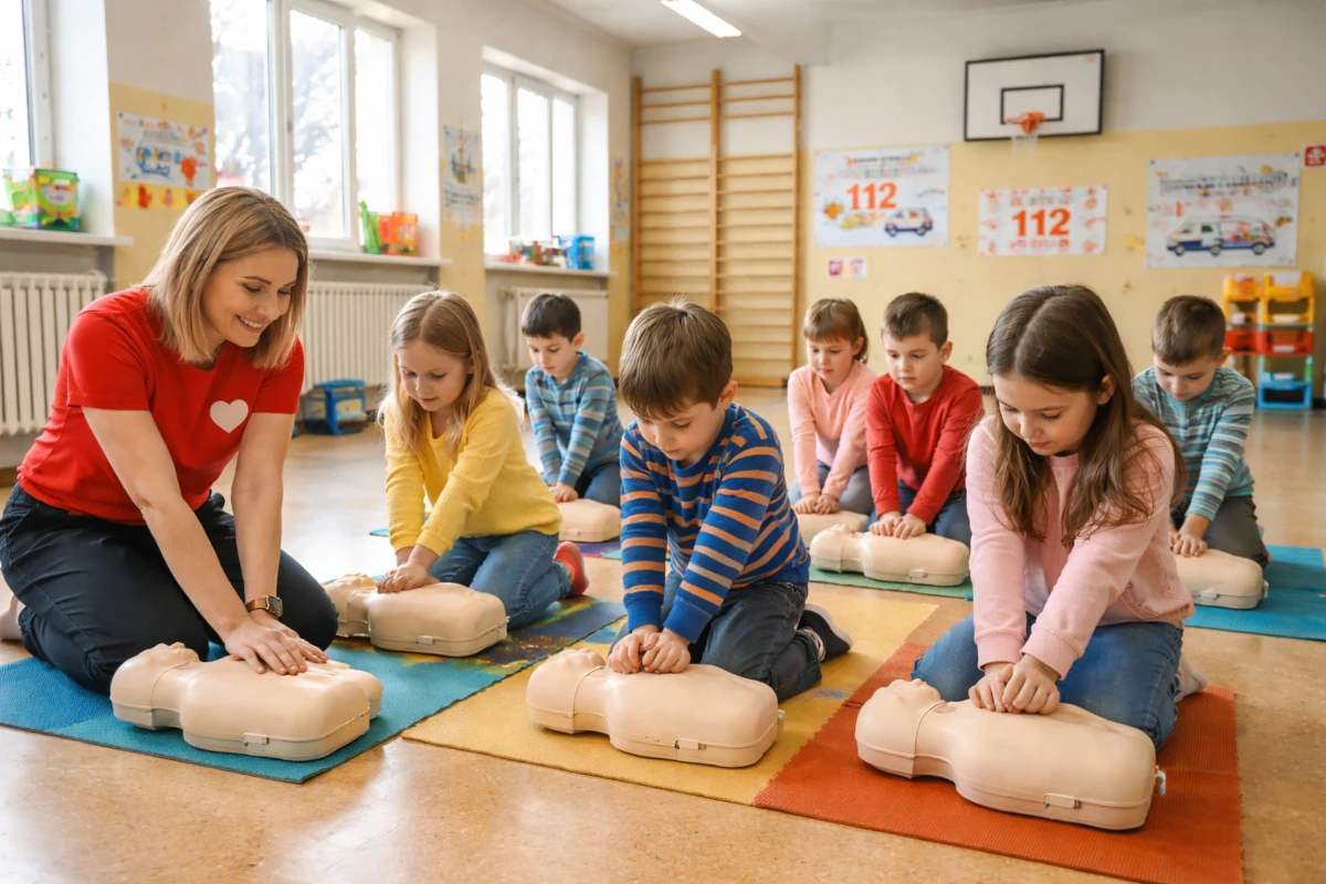 Szkolenie z pierwszej pomocy organizowane w ramach działań WOŚP