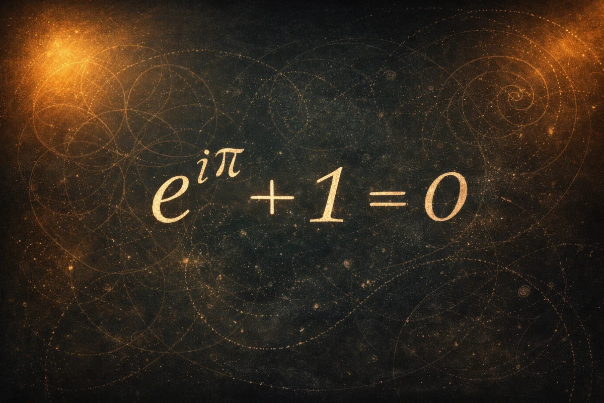 Tożsamość Eulera – słynne równanie e do potęgi iπ plus 1 równa się zero