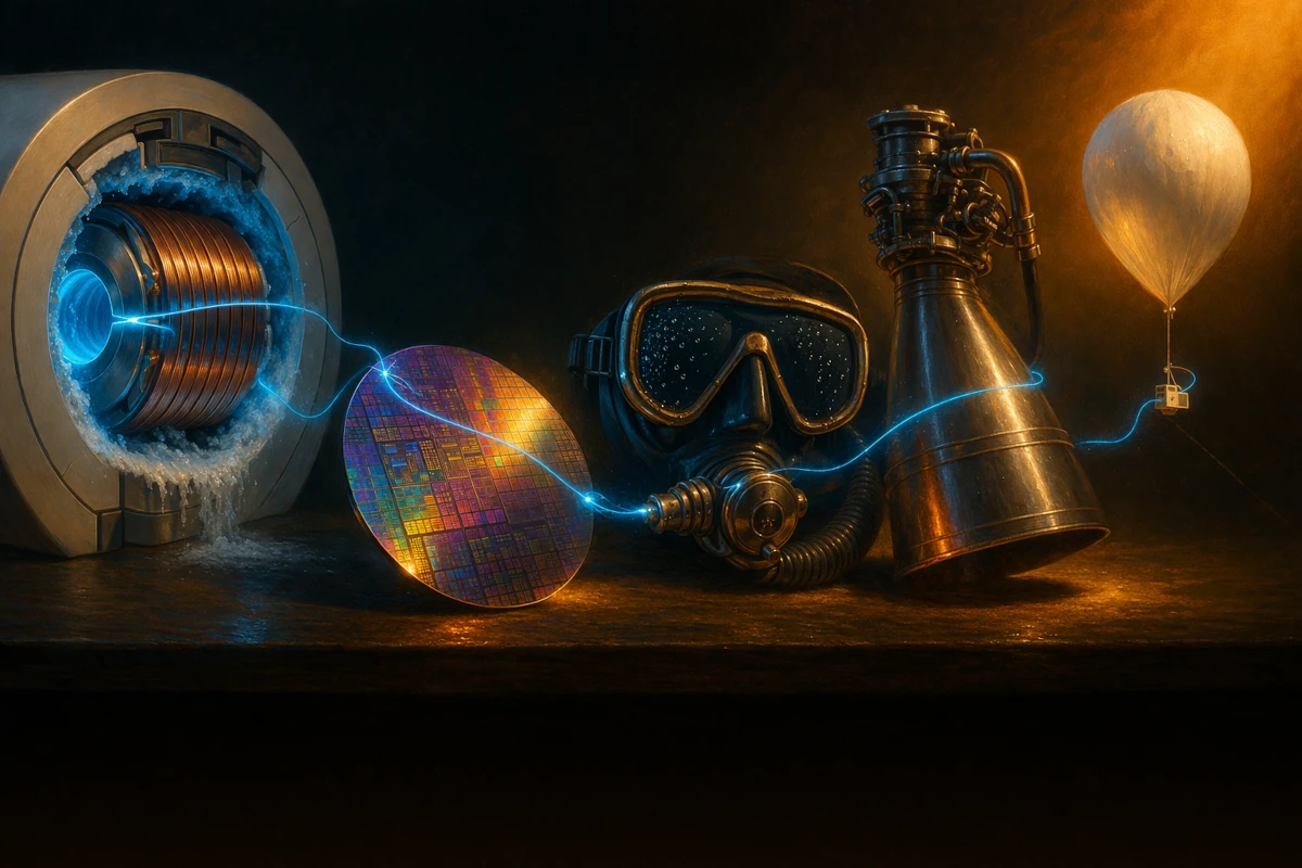 Zastosowania helu: rezonans magnetyczny, półprzewodniki, nurkowanie i balony atmosferyczne