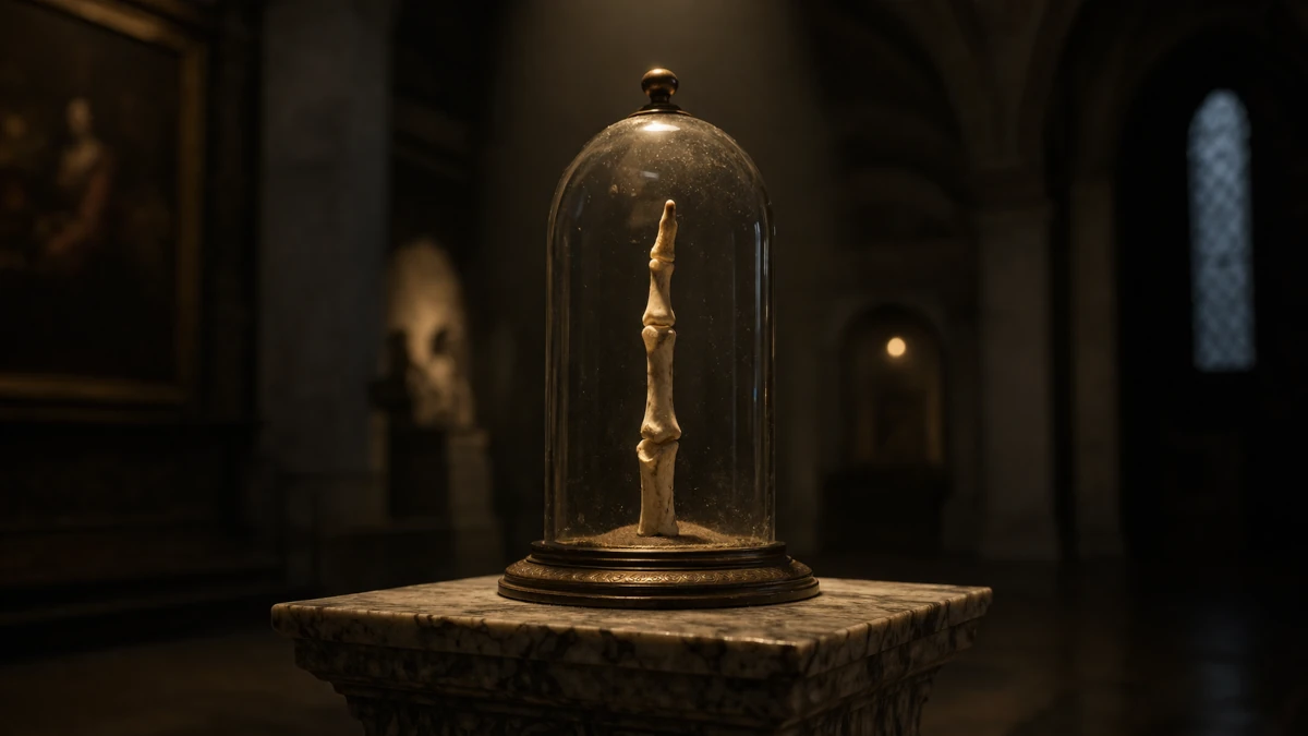 Zachowany palec Galileusza jako relikwia nauki