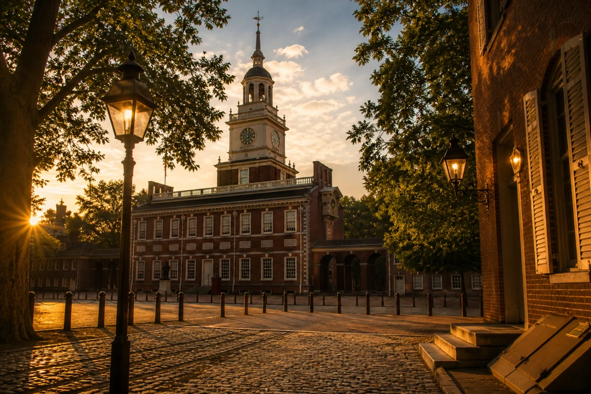 Independence Hall w Filadelfii – miejsce narodzin amerykańskiej konstytucji i symbol nowoczesnego konstytucjonalizmu