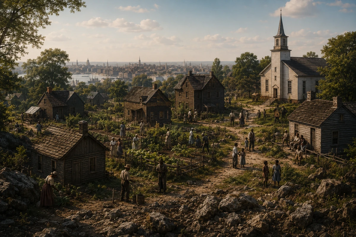 Seneca Village – dawna społeczność istniejąca na terenie przyszłego Central Parku