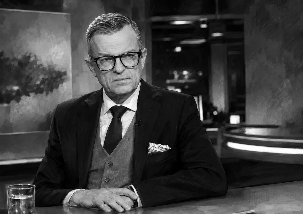 Andrzej Morozowski – czarno-biały portret dziennikarza
