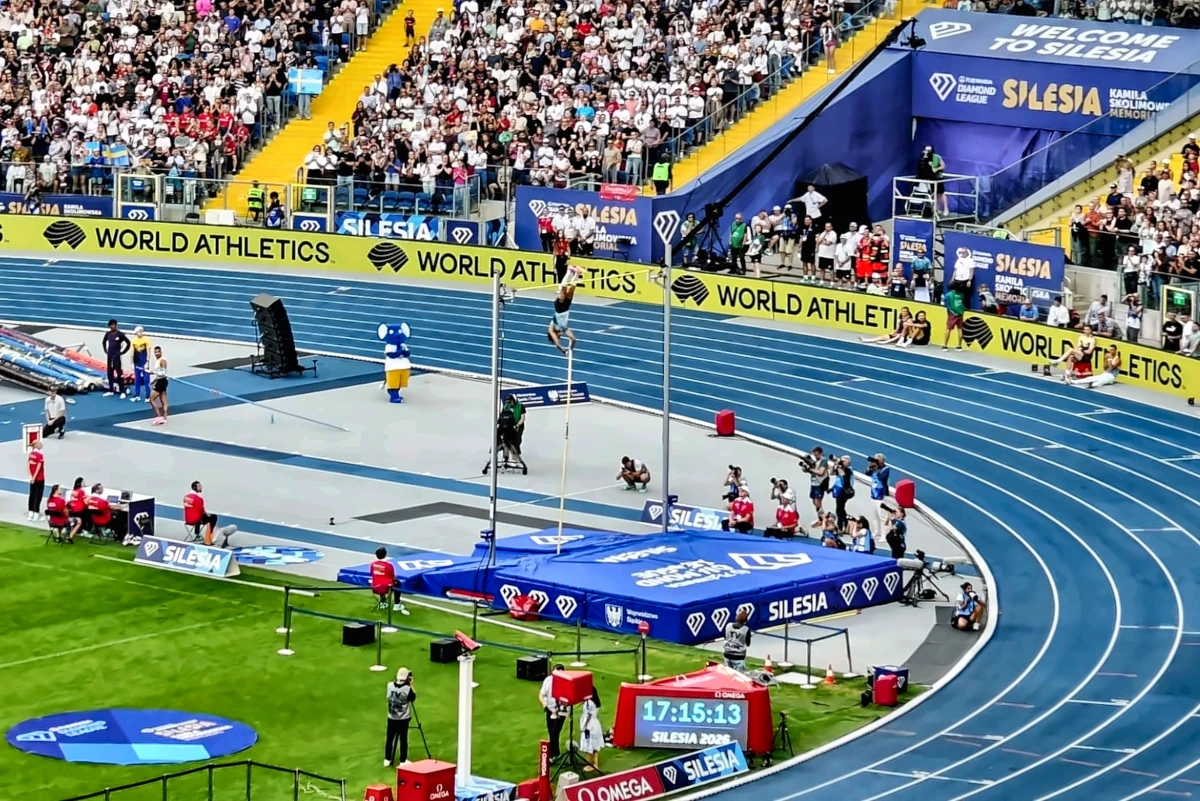 Konkurs skoku o tyczce podczas Memoriału Kamili Skolimowskiej 2026 na Stadionie Śląskim