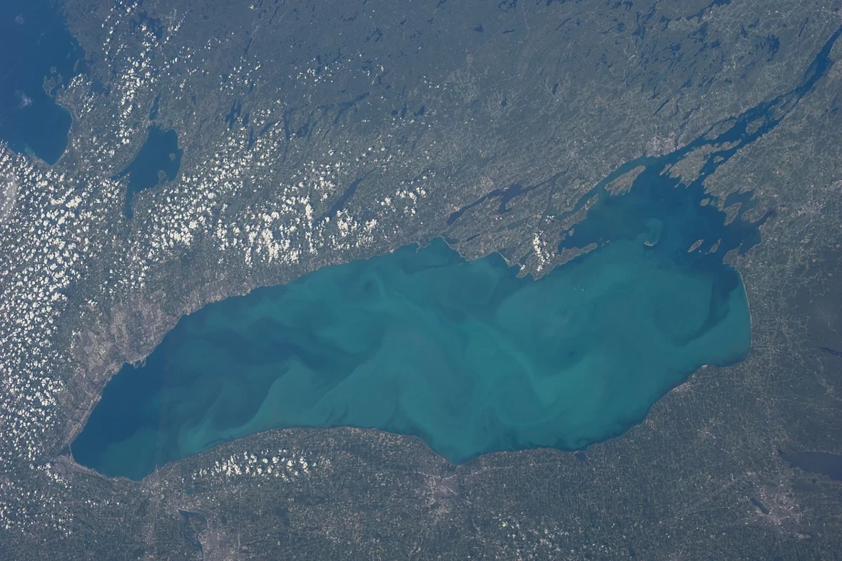 Jezioro Ontario widziane z Międzynarodowej Stacji Kosmicznej
