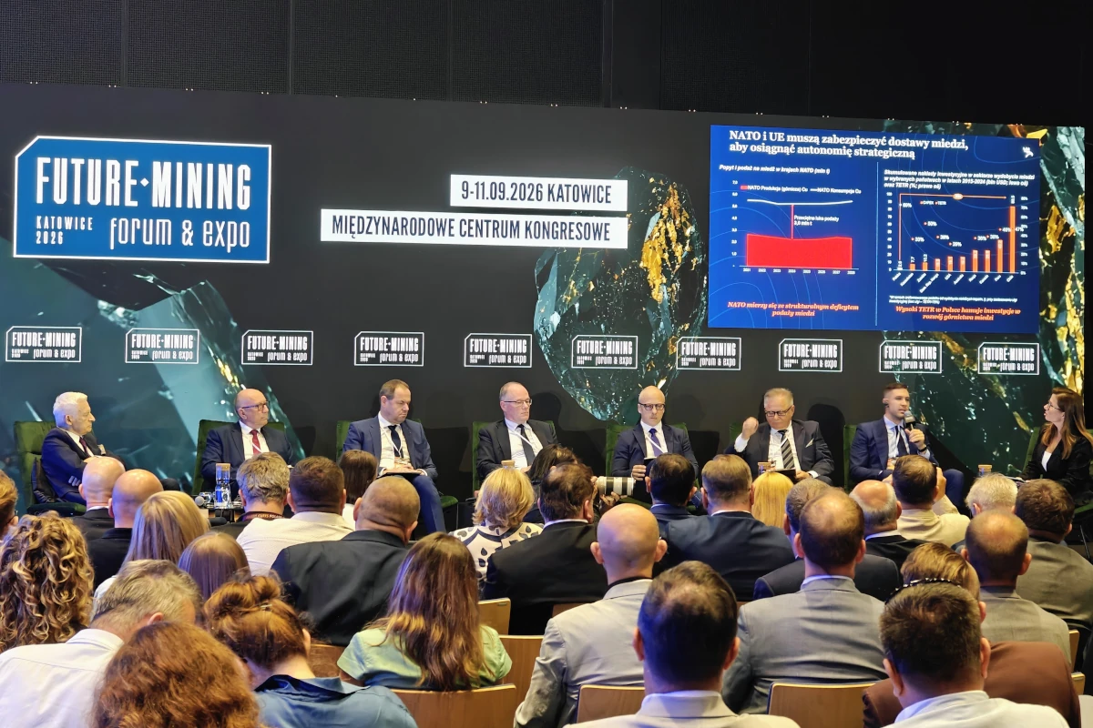 Panel dyskusyjny podczas Future Mining Forum & Expo 2026 w Katowicach