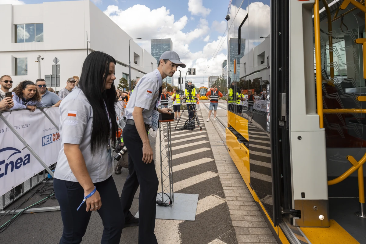Marta Urbańska i Grzegorz Lechocki z Gorzowa Wielkopolskiego podczas TRAM-EM 2026