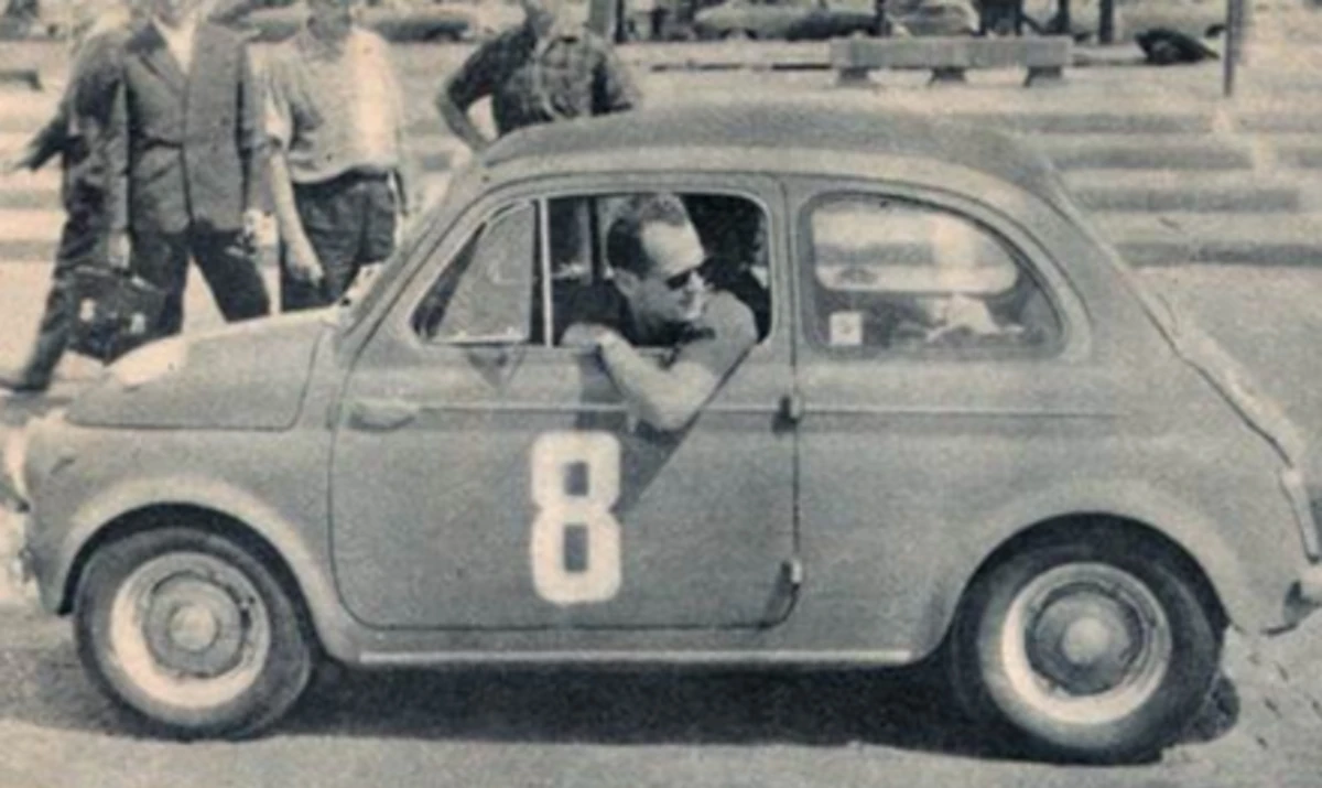 Sobiesław i Ewa Zasadowie w Steyr-Puchu 650 TR podczas Rajdu Polski 1964